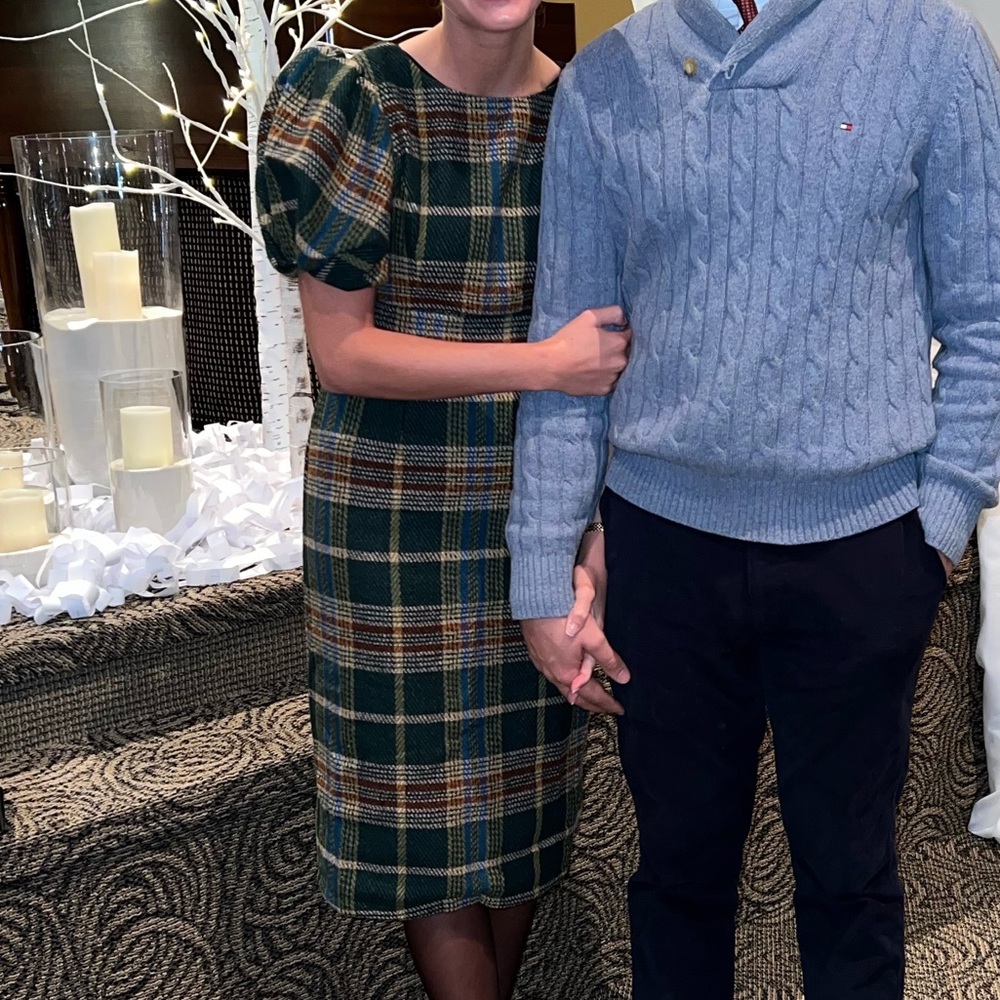 Ivy city Holly plaid dress